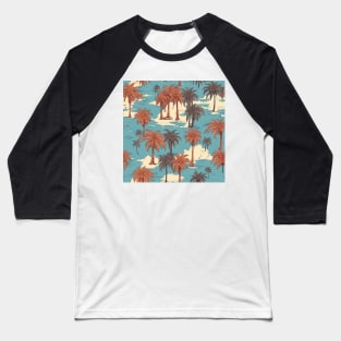 Hawaiian style - Palm trees Baseball T-Shirt